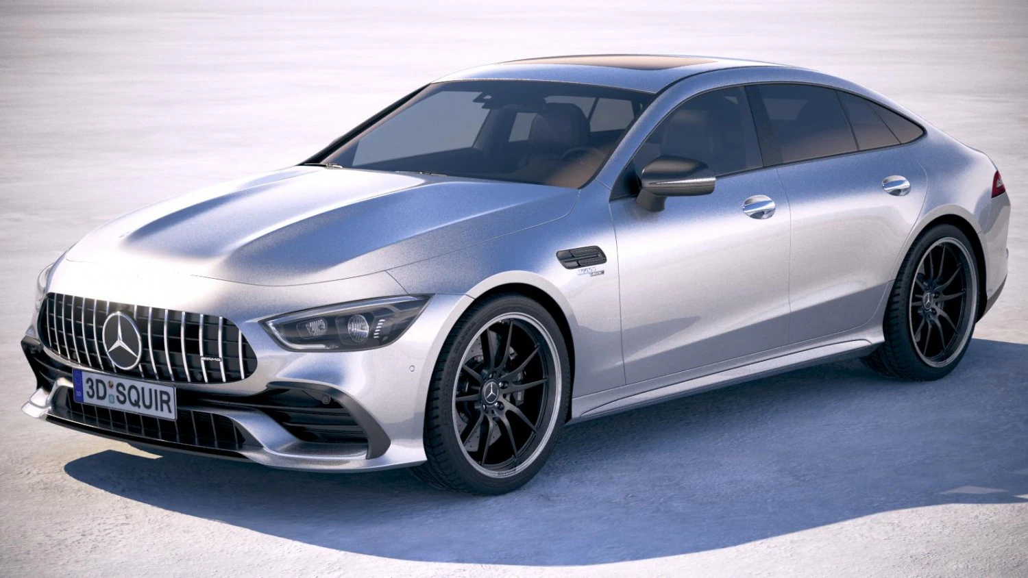 Mercedes-Benz AMG GT53 2019 3D Model .c4d .max .obj .3ds .fbx .stl .blend 