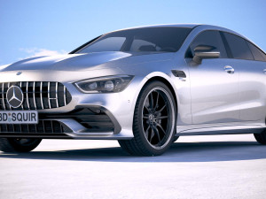 Mercedes-Benz AMG GT53 2019 3D Модель