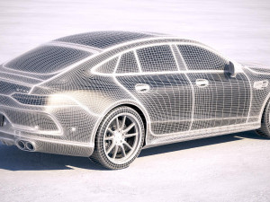 Mercedes-Benz AMG GT53 2019 3D Модель