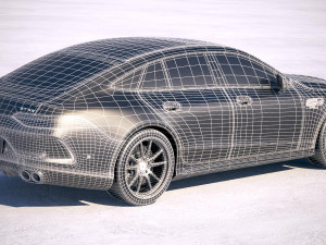 Mercedes-Benz AMG GT53 2019 3D Модель
