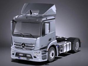 Mercedes-Benz Antos 2016 Semirimorchio vray Modello 3D