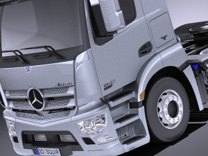 Mercedes-Benz Antos 2016 Semi Truck vray Modelo 3D
