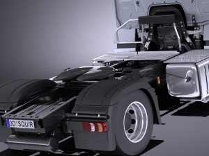 Mercedes-Benz Antos 2016 Semi Truck vray Modelo 3D