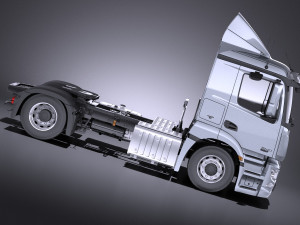 Mercedes-Benz Antos 2016 Semi Truck vray Modelo 3D