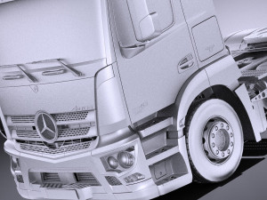 Mercedes-Benz Antos 2016 Semi Truck vray Modelo 3D