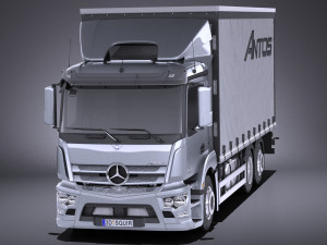 Mercedes-Benz Antos Box 2017 vray 3D 모델