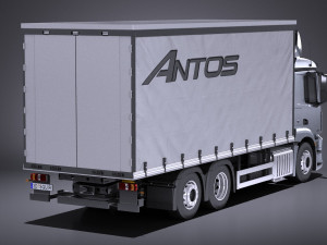 Mercedes-Benz Antos Box 2017 vray 3D 모델
