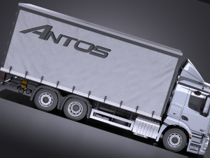 Mercedes-Benz Antos Box 2017 vray 3D 모델
