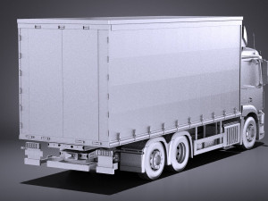Mercedes-Benz Antos Box 2017 vray 3D 모델