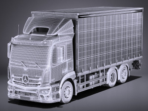 Mercedes-Benz Antos Box 2017 vray 3D 모델