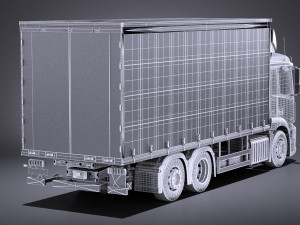 Mercedes-Benz Antos Box 2017 vray 3D 모델