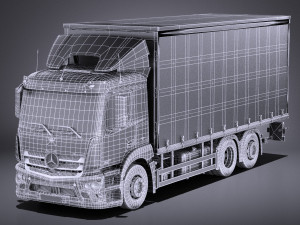 Mercedes-Benz Antos Box 2017 vray 3D 모델