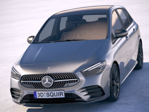 Mercedes-Benz B-class AMG 2019 Model 3D