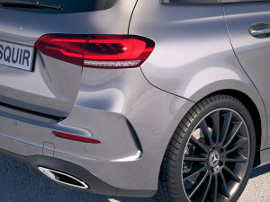 Mercedes-Benz B-class AMG 2019 Model 3D