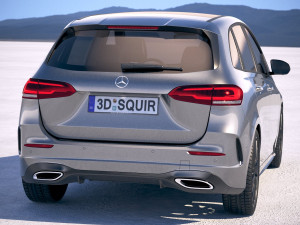 Mercedes-Benz B-class AMG 2019 Model 3D