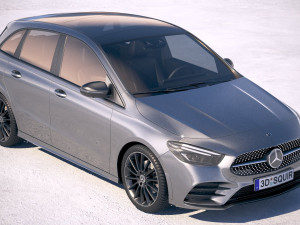 Mercedes-Benz B-class AMG 2019 Model 3D