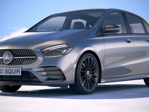 Mercedes-Benz B-class AMG 2019 Model 3D