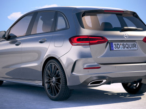 Mercedes-Benz B-class AMG 2019 Model 3D