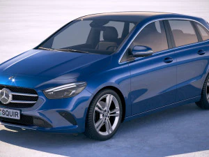 Mercedes-Benz classe B 2019 Modelo 3D