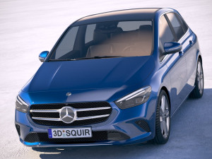Mercedes-Benz B-class 2019 Modelo 3D