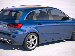 Mercedes-Benz B-class 2019 Modelo 3D