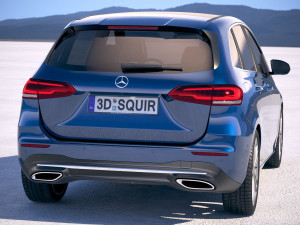 Mercedes-Benz B-class 2019 Modelo 3D