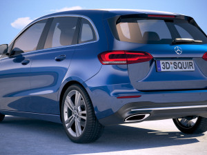 Mercedes-Benz B-class 2019 Modelo 3D