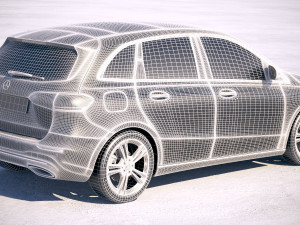 Mercedes-Benz B-class 2019 Modelo 3D