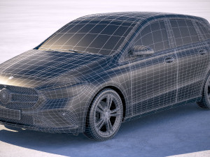 Mercedes-Benz B-class 2019 Modelo 3D