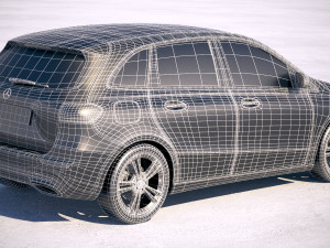 Mercedes-Benz B-class 2019 Modelo 3D