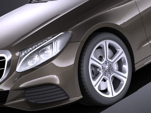 Mercedes-Benz C-class W205 2017 Estate vray Modelo 3D