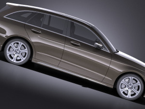 Mercedes-Benz C-class W205 2017 Estate vray Modelo 3D