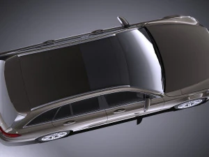 Mercedes-Benz C-class W205 2017 Estate vray 3D Model