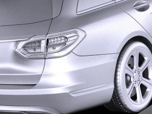 Mercedes-Benz C-class W205 2017 Estate vray 3D Model