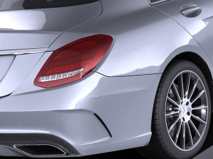 Mercedes-Benz C-class W205 2017 Sedan vray Model 3D