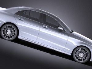 Mercedes-Benz C-class W205 2017 Sedan vray Model 3D