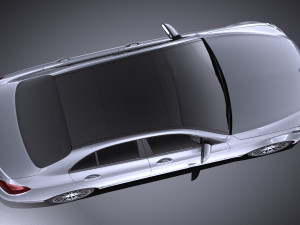 Mercedes-Benz C-class W205 2017 Sedan vray Model 3D
