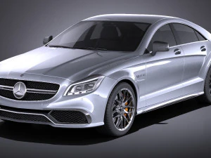 Mercedes-Benz CLS 63 AMG 2015 vray 3D Model