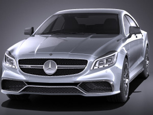Mercedes-Benz CLS 63 AMG 2015 vray Model 3D