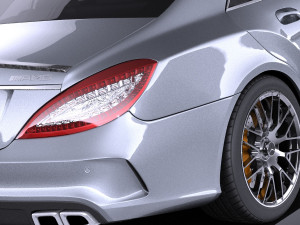 Mercedes-Benz CLS 63 AMG 2015 vray Model 3D