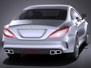 Mercedes-Benz CLS 63 AMG 2015 vray Model 3D