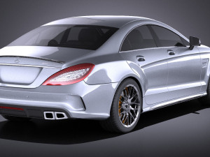 Mercedes-Benz CLS 63 AMG 2015 vray Model 3D