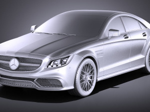 Mercedes-Benz CLS 63 AMG 2015 vray Model 3D