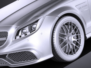 Mercedes-Benz CLS 63 AMG 2015 vray Model 3D