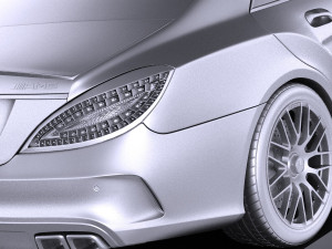 Mercedes-Benz CLS 63 AMG 2015 vray Model 3D