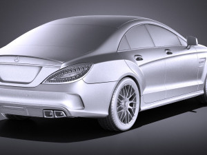 Mercedes-Benz CLS 63 AMG 2015 vray Model 3D