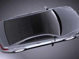 Mercedes-Benz E-class Coupe 2015 vray Model 3D