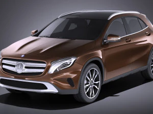 Mercedes-Benz GLA 2015 vray 3D Model