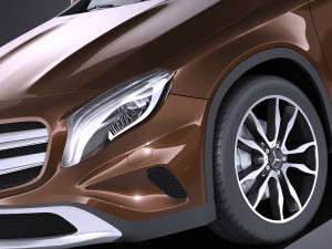 Mercedes-Benz GLA 2015 vray Modelo 3D