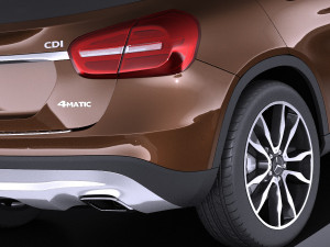 Mercedes-Benz GLA 2015 vray Modelo 3D